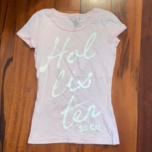 Hollister Pink Short Sleeve